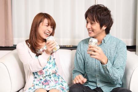 夫婦で乾杯